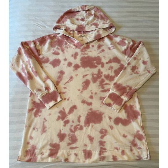 Jane and Delancey Pink Tie Dye Hoodie Sweater - Size M - Picture 1 of 5